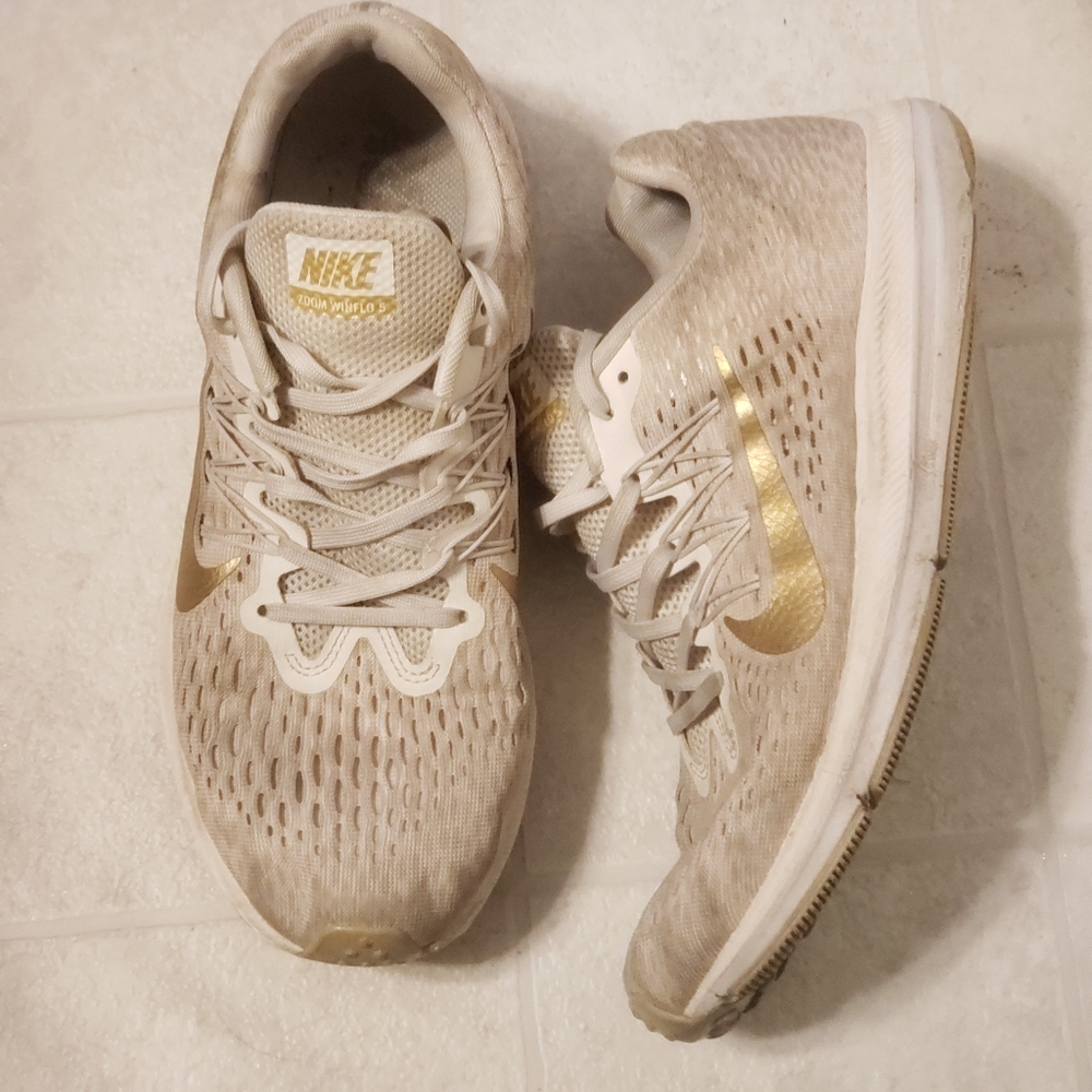 Nike zoom winflo 5, cream, 9